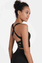 Load image into Gallery viewer, Crisscross Open Back Cropped Sports Cami