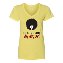 Load image into Gallery viewer, Black Girl Magic V-Neck T-Shirt