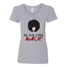 Load image into Gallery viewer, Black Girl Magic V-Neck T-Shirt