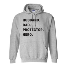 Load image into Gallery viewer, Husband Dad Protector Hero Hoodie