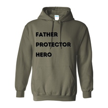 Load image into Gallery viewer, Father Protector Hero Hoodie