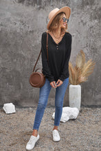 Load image into Gallery viewer, Button Up Drop Shoulder Top