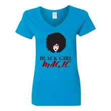 Load image into Gallery viewer, Black Girl Magic V-Neck T-Shirt