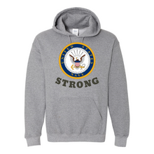 Load image into Gallery viewer, Navy Strong Hoodie