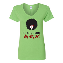 Load image into Gallery viewer, Black Girl Magic V-Neck T-Shirt
