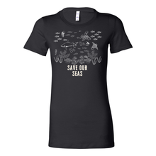 Load image into Gallery viewer, Save Our Seas Fitted Tee