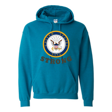 Load image into Gallery viewer, Navy Strong Hoodie