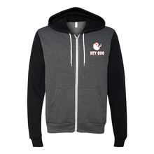 Load image into Gallery viewer, Hey Boo Zip Up Hoodie