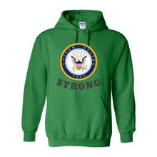 Load image into Gallery viewer, Navy Strong Hoodie