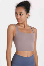 Load image into Gallery viewer, Crisscross Open Back Cropped Sports Cami