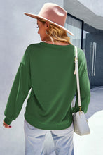 Load image into Gallery viewer, Dropped Shoulder Balloon Sleeve Sweatshirt