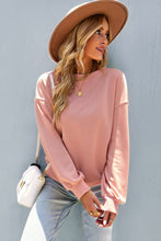 Load image into Gallery viewer, Dropped Shoulder Balloon Sleeve Sweatshirt