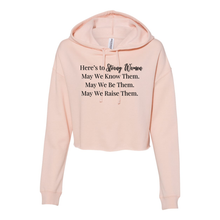 Load image into Gallery viewer, Here's To Cropped Hoodie