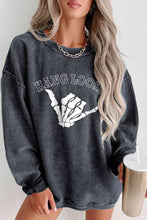 Load image into Gallery viewer, Skeleton Hand Graphic Sweatshirt