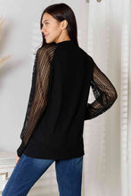Load image into Gallery viewer, Double Take Round Neck Raglan Sleeve Blouse