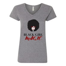 Load image into Gallery viewer, Black Girl Magic V-Neck T-Shirt