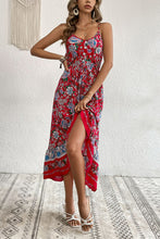Load image into Gallery viewer, Bohemian Decorative Button Spaghetti Strap Dress