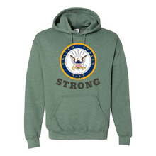 Load image into Gallery viewer, Navy Strong Hoodie