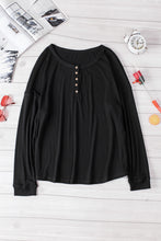 Load image into Gallery viewer, Button Up Drop Shoulder Top