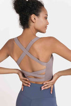 Load image into Gallery viewer, Crisscross Open Back Cropped Sports Cami