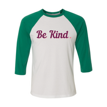 Load image into Gallery viewer, Be Kind Raglan Tee T-Shirt