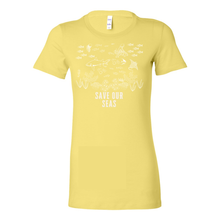 Load image into Gallery viewer, Save Our Seas Fitted Tee