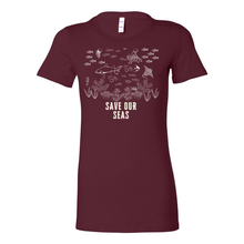 Load image into Gallery viewer, Save Our Seas Fitted Tee