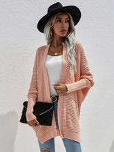 Load image into Gallery viewer, Waffle Knit Open Front Cardigan