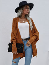 Load image into Gallery viewer, Waffle Knit Open Front Cardigan