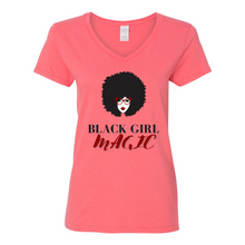 Load image into Gallery viewer, Black Girl Magic V-Neck T-Shirt