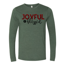Load image into Gallery viewer, Joyful & Blessed Long Sleeve Tee