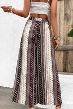 Load image into Gallery viewer, Floral High Waist Wide Leg Pants