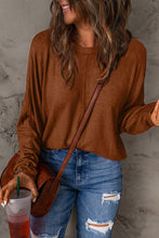 Load image into Gallery viewer, Double Take Full Size Round Neck Long Sleeve T-Shirt