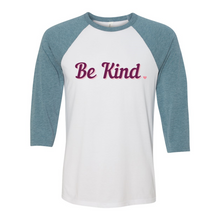Load image into Gallery viewer, Be Kind Raglan Tee T-Shirt