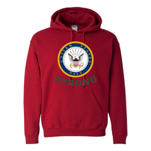 Load image into Gallery viewer, Navy Strong Hoodie
