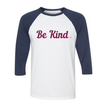 Load image into Gallery viewer, Be Kind Raglan Tee T-Shirt