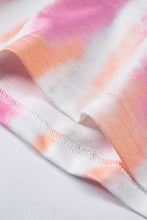 Load image into Gallery viewer, Tie-Dye Boat Neck Batwing Sleeve Tee