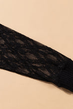 Load image into Gallery viewer, Lace Sleeve V-Neck Knit Dress