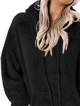 Load image into Gallery viewer, Drawstring Teddy Hoodie with Pocket