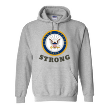 Load image into Gallery viewer, Navy Strong Hoodie