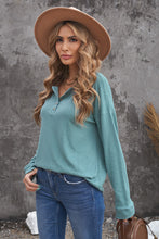 Load image into Gallery viewer, Button Up Drop Shoulder Top