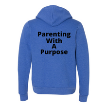 Load image into Gallery viewer, Parenting With A Purpose Zip Up Hoodie