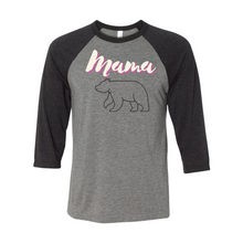 Load image into Gallery viewer, Mama Bear Raglan T-Shirt