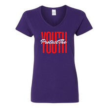 Load image into Gallery viewer, Protect The Youth V-Neck T-Shirt