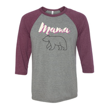 Load image into Gallery viewer, Mama Bear Raglan T-Shirt