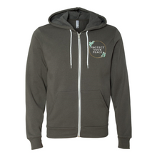Load image into Gallery viewer, Protect Your Peace Zip Up Hoodie
