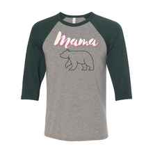 Load image into Gallery viewer, Mama Bear Raglan T-Shirt