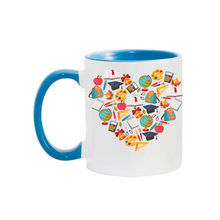 Load image into Gallery viewer, Teacher Heart 11oz. Mugs