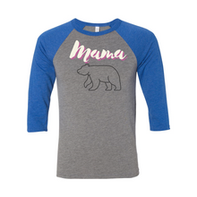 Load image into Gallery viewer, Mama Bear Raglan T-Shirt