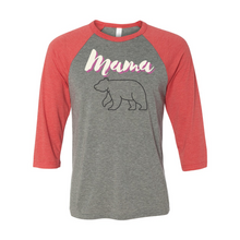 Load image into Gallery viewer, Mama Bear Raglan T-Shirt